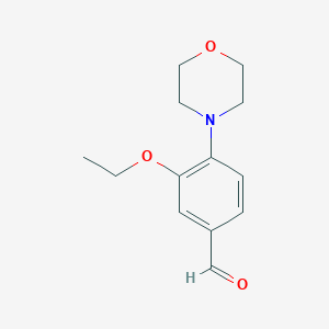 3-Ethoxy-4-morpholinobenzaldehyde