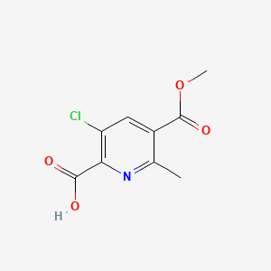 3-Chloro-5-(methoxycarbonyl)-6-methylpicolinic acid