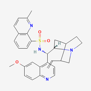 N-((1S)-(6-Methoxyquinolin-4-yl)((1S,2S)-5-vinylquinuclidin-2-yl)methyl)-2-methylquinoline-8-sulfonamide