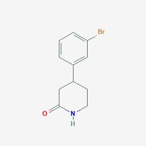 4-(3-Bromophenyl)piperidin-2-one