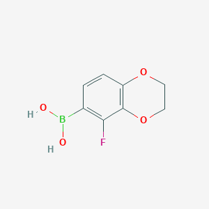 (5-Fluoro-2,3-dihydrobenzo[b][1,4]dioxin-6-yl)boronic acid