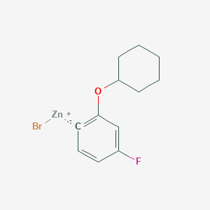 2-Cyclohexyloxy-4-fluorophenylZinc bromide