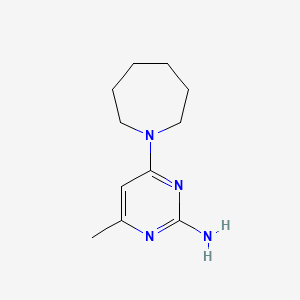 4-(Azepan-1-yl)-6-methylpyrimidin-2-amine