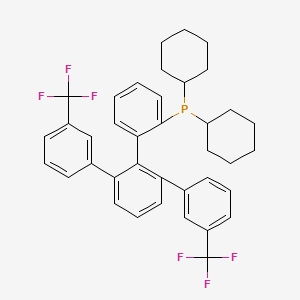 [2-[2,6-bis[3-(trifluoromethyl)phenyl]phenyl]phenyl]-dicyclohexylphosphane