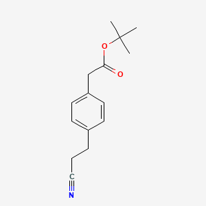 Tert-butyl 2-(4-(2-cyanoethyl)phenyl)acetate