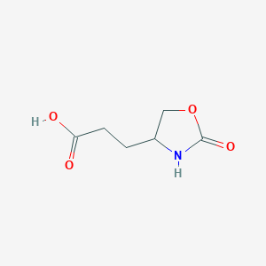 3-(2-Oxooxazolidin-4-yl)propanoic acid