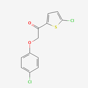 2-(4-Chlorophenoxy)-1-(5-chlorothiophen-2-yl)ethan-1-one