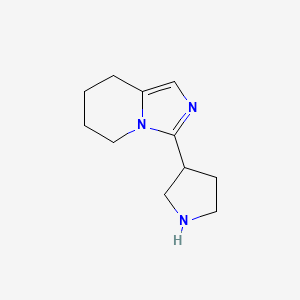 3-(Pyrrolidin-3-yl)-5,6,7,8-tetrahydroimidazo[1,5-a]pyridine