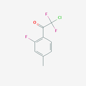 2-Chloro-2,2-difluoro-1-(2-fluoro-4-methylphenyl)ethanone