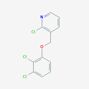 2-Chloro-3-((2,3-dichlorophenoxy)methyl)pyridine