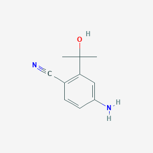 4-Amino-2-(2-hydroxypropan-2-yl)benzonitrile