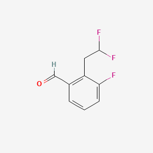 2-(2,2-Difluoroethyl)-3-fluorobenzaldehyde