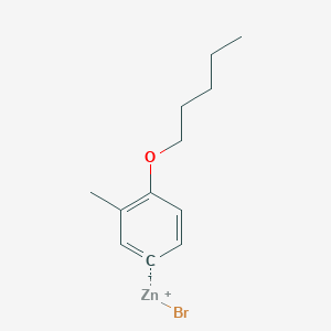 (3-Methyl-4-(n-pentyloxy)phenyl)Zinc bromide