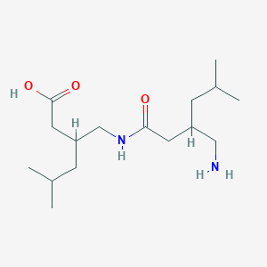 3-[[[3-(Aminomethyl)-5-methylhexanoyl]amino]methyl]-5-methylhexanoic acid