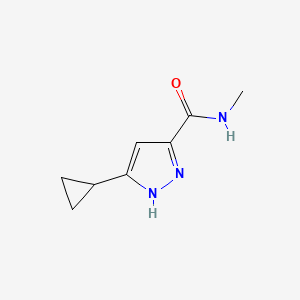 5-cyclopropyl-N-methyl-1H-pyrazole-3-carboxamide