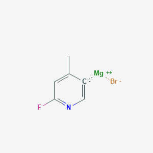 (6-Fluoro-4-methylpyridin-3-yl)magnesium bromide