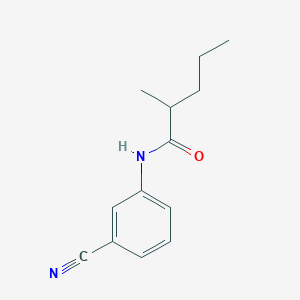 N-(3-cyanophenyl)-2-methylpentanamide