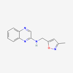 n-((3-Methylisoxazol-5-yl)methyl)quinoxalin-2-amine