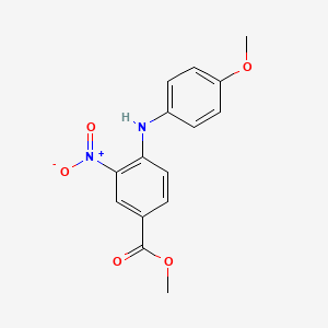 Methyl 4-[(4-methoxyphenyl)amino]-3-nitrobenzoate