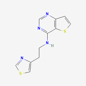 n-(2-(Thiazol-4-yl)ethyl)thieno[3,2-d]pyrimidin-4-amine