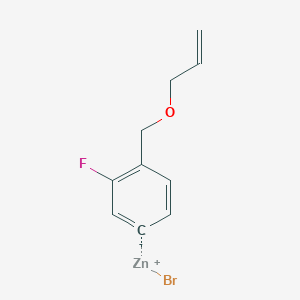 4-[(Allyloxy)methyl]-3-fluorophenylZinc bromide