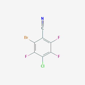 2-Bromo-4-chloro-3,5,6-trifluorobenzonitrile