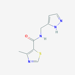 n-((1h-Pyrazol-3-yl)methyl)-4-methylthiazole-5-carboxamide