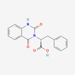 (2S)-2-(2,4-dioxo-1,4-dihydroquinazolin-3(2H)-yl)-3-phenylpropanoic acid