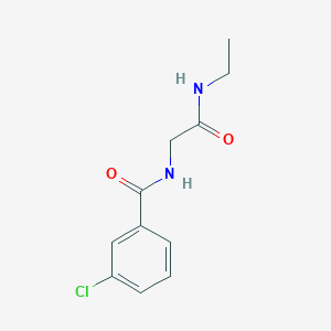 3-Chloro-N-(2-(ethylamino)-2-oxoethyl)benzamide