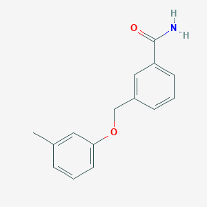 3-((M-tolyloxy)methyl)benzamide