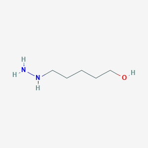 5-Hydrazineylpentan-1-ol