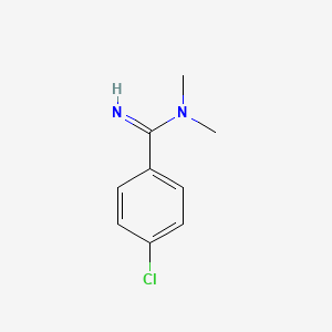 4-chloro-N,N-dimethylbenzenecarboximidamide