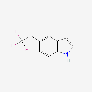 5-(2,2,2-Trifluoro-1lambda3-ethyl)-1H-indole