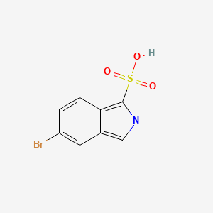 5-Bromo-2-methylisoindole-1-sulfonic acid