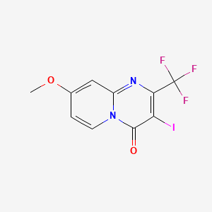 3-Iodo-8-methoxy-2-(trifluoromethyl)-4H-pyrido[1,2-a]pyrimidin-4-one