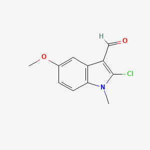 2-Chloro-5-methoxy-1-methyl-1H-indole-3-carbaldehyde