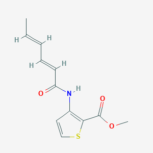 Methyl 3-(hexa-2,4-dienamido)thiophene-2-carboxylate