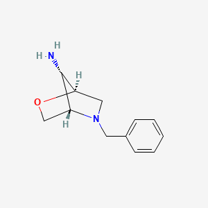 (1R,4S,7S)-5-Benzyl-2-oxa-5-azabicyclo[2.2.1]heptan-7-amine