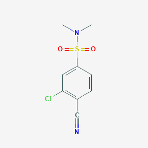 3-chloro-4-cyano-N,N-dimethylbenzenesulfonamide