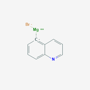 molecular formula C9H6BrMgN B15533717 Quinolin-5-ylmagnesium bromide 