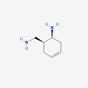 molecular formula C7H14N2 B15533727 cis-6-Aminomethyl-cyclohex-3-enylamine 