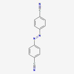 molecular formula C14H8N4 B15533814 Benzonitrile, 4,4'-azobis- 