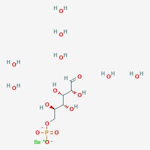 molecular formula C6H25BaO16P B15533981 D-Glucose-6-phosphate barium salt heptahydrate 