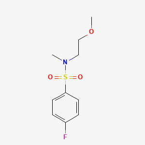 4-fluoro-N-(2-methoxyethyl)-N-methylbenzenesulfonamide