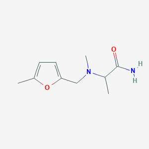 2-(Methyl((5-methylfuran-2-yl)methyl)amino)propanamide