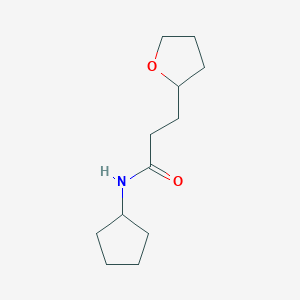 n-Cyclopentyl-3-(tetrahydrofuran-2-yl)propanamide