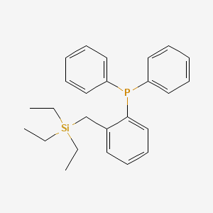 Diphenyl(2-((triethylsilyl)methyl)phenyl)phosphane