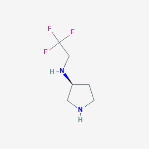 (S)-N-(2,2,2-Trifluoroethyl)pyrrolidin-3-amine