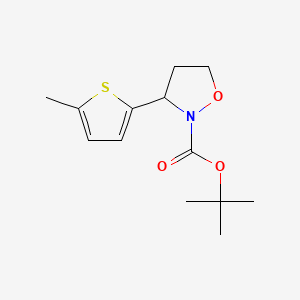 tert-Butyl 3-(5-methylthiophen-2-yl)isoxazolidine-2-carboxylate