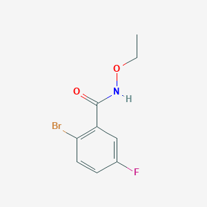 2-bromo-N-ethoxy-5-fluorobenzamide